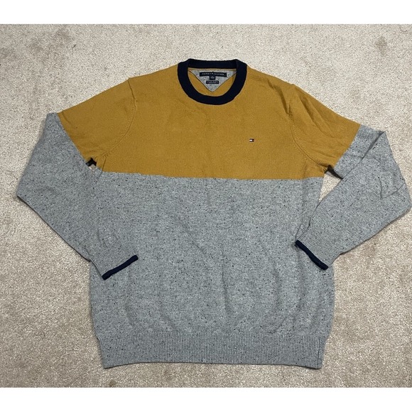 Tommy Hilfiger XL Luxury Blend Preppy Crewneck Sweater - Picture 1 of 9